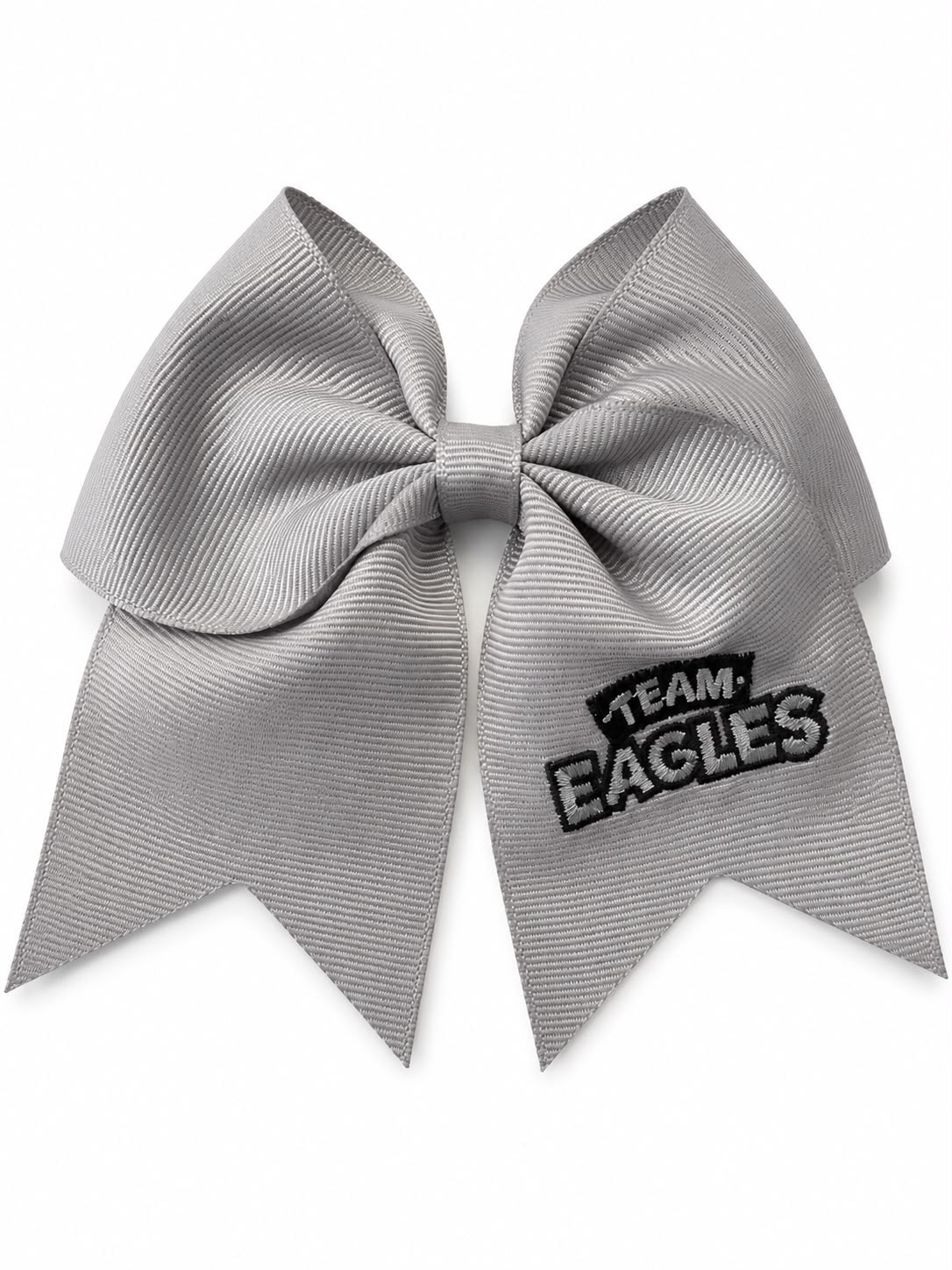 Team Eagle small boutique embroidered bow.