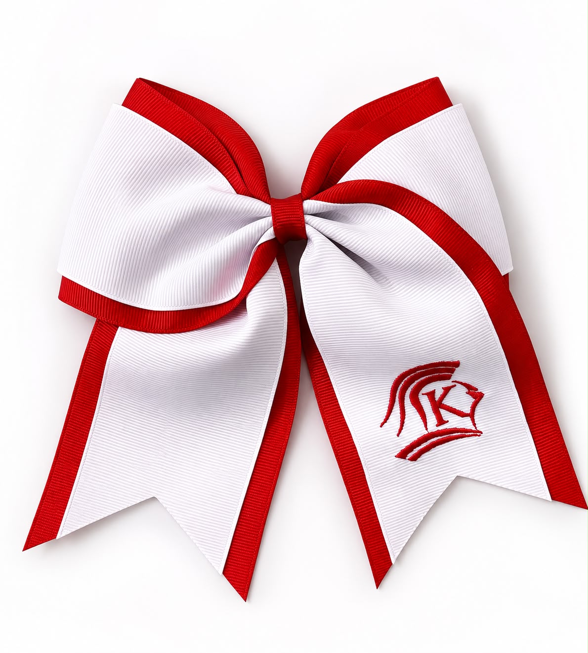White on Red large bows.